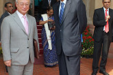 IAEA Director General Yukiya Amano with HE Mr. Ranjan Mathai, Foreign Secretary, Minister of External Affairs of India. New Delhi, 13 March 2013