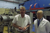 IAEA Director General Yukiya Amano tours the facility of the Joint Institute for Nuclear Research, Dubna, Moscow Region, during his official visit to Moscow. 18 May 2013