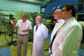 IAEA Director General Yukiya Amano tours the facility of the Joint Institute for Nuclear Research, Dubna, Moscow Region, during his official visit to Moscow. 18 May 2013