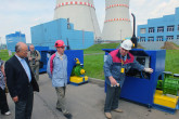 IAEA Director General Yukiya Amano is given a demonstration of safety features, added in response to the Fukushima Daiichi accident, at the Kalinin Nuclear Power Plant during his official visit to Moscow. 18 May 2013