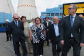 IAEA Director General Yukiya Amano tours the Kalinin Nuclear Power Plant, with Mr Mikhail Kanyshev, Plant Director, during his official visit to Moscow. 18 May 2013