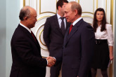 IAEA Director General Yukiya Amano met the Russian Prime Minsiter, Vladimir Putin, during his three-day official visit to the Russian Federation, 25 October 2010.
