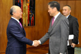 On 2 November 2010, Prime Minister Sukhbaataryn Batbold received IAEA Director General Yukiya Amano during the Director General's official visit to Mongolia. The Prime Minister and the Director General discussed the IAEA's support for Mongolia's national cancer control program and its energy planning.