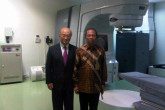 IAEA Director General Yukiya Amano at Dharmais Cancer Hospital Jakarta Indonesia. October 2011.