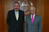 On 14 May 2013, Mr. Peter Faross, Acting Deputy Director-General, European Commission, met IAEA Director General Yukiya Amano during his visit to the IAEA headquarters in Vienna, Austria.