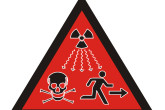 <strong>Ionizing-Radiation Warning - Supplementary Symbol:</strong> To warn of the presence of a dangerous level of ionizing radiation from a high-level sealed radioactive source.