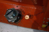An IAEA metallic seal, such as the one on this bolt, allows inspectors to be certain that whatever this bolt is holding in place, perhaps equipment, a door, a crane, etc. has not been moved during their absence. The IAEA uses about 20 000 of these seals every year. Each seal is only used once.