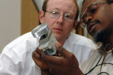 Inspectors also use fibre optic seals called COBRA seals. These seals can be verified in the field and do not have to be returned to IAEA to be analyzed. There are approximately 1 000 COBRA seals deployed in the field.