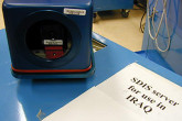 Tamper proof and digital video systems are used for surveillance and monitoring at facilities. Photo Credits: Dean Calma/IAEA Nov 2002