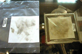 "Swipe" samples collected by inspectors in Iraq. Photo Credits: D. Calma/IAEA 19 December 2002