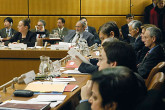 Participants debate new approaches to prevent the spread of nuclear weapons, enhance nuclear security and multinationalize the nuclear fuel cycle. (Credit: Calma/IAEA)