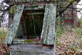 A well in the abandoned village of Babchin, Belarus. Many local wells were closed off after the Chernobyl accident to prevent residents drinking contaminated water.