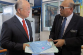 IAEA Director General Yukiya Amano tours facilities at Nuclear Malaysia during his official visit to Malaysia. 20 January 2015
