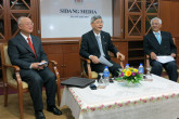 IAEA Director General Yukiya Amano together with  Minister Mah Siew-Keong, at the Prime Minister’s Office, during his official visit to Malaysia. 20 January 2015