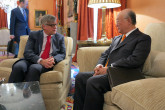 IAEA Director General Yukiya Amano met with Mr Ignacio Ybáñez, Secretary of State at the Ministry of Foreign Affairs, on 26 October 2015 during his official visit to Spain.