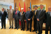 IAEA Director General Yukiya Amano together with  Mr Ignacio Ybáñez, Secretary of State at the Ministry of Foreign Affairs and Mr. Nasser Bourita, Secretary General of Moroccan Foreign Ministry, on 26 October 2015,  and observers at the Joint Nuclear Security Exercise “Gate to Africa” between Spain and Morocco, on 26 October 2015 during his official visit to Spain. 