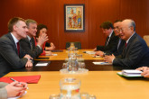 IAEA Director General Yukiya Amano met with Igor Lukšić, Deputy Prime Minister and Minister of Foreign Affairs and European Integration of Montenegro, on 10 March 2016 at the IAEA headquarters in Vienna, Austria.
