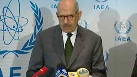 ElBaradei, Larijani Joint Press Briefing