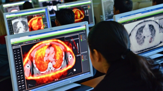 Doctors receive IAEA training in 3-D radiotherapy tools to more accurately target cancer