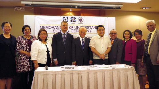 IAEA Director General Yukiya Amano was the guest of honour at the signing ceremony of the Memorandum of Understanding between the Department of Education and Department of Science and Technology on 8 February in Manila
