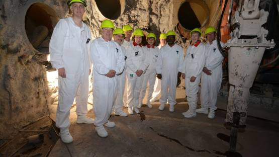 The IAEA Artemis team on their recent mission in Slovakia (courtesy of IAEA) 