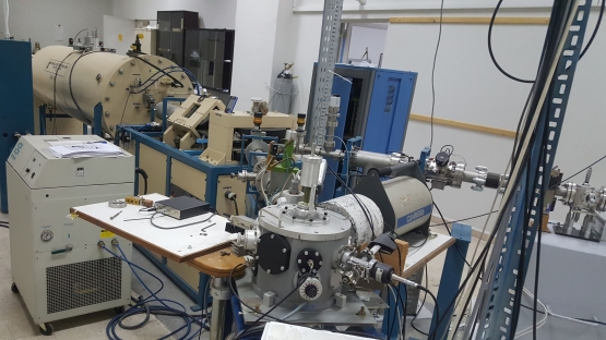 The structure of an ion beam accelerator at a laboratory belonging to the Lebanese Atomic Energy Commission