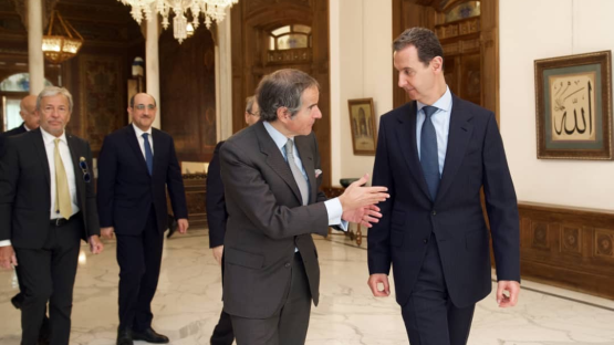 Director General Rafael Mariano Grossi meets President Bashar al-Assad 