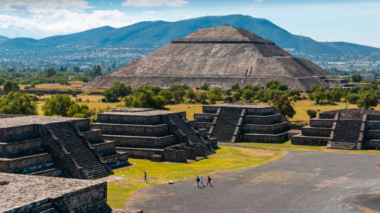 Pirámide del Sol, ubicada en Teotihuacán (México)