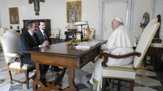 IAEA Grossi in Rome: Ukraine’s Nuclear Safety and Security, Pope Francis
